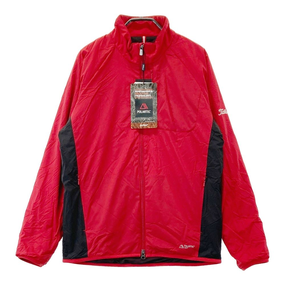 タイトリスト 中綿ジャケット メンズM ゴルフウェア 赤 サイズ：M TITLEIST タイトリスト 長袖 中綿ジャケット レッド系