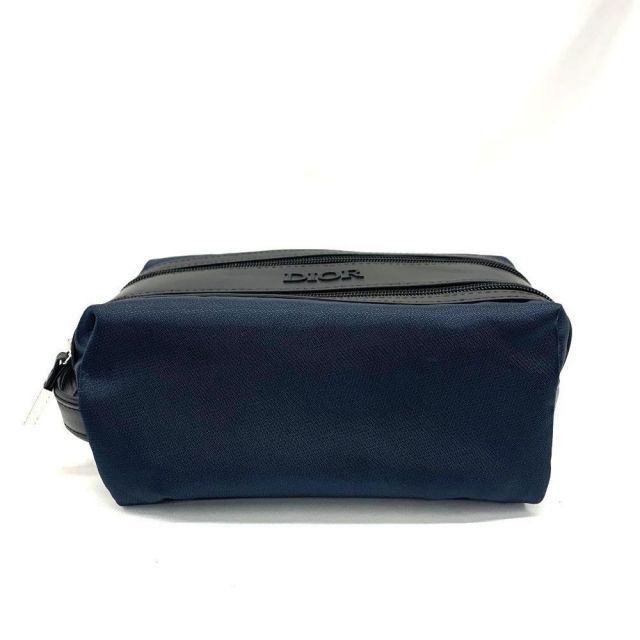 Christian Dior(ディオール) クラッチバッグ ネイビー ダブル