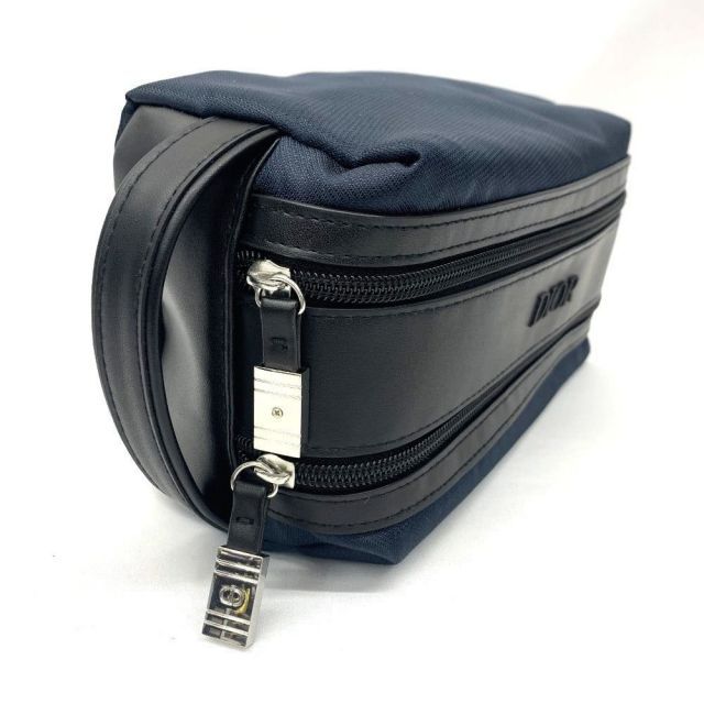 Christian Dior(ディオール) クラッチバッグ ネイビー ダブル