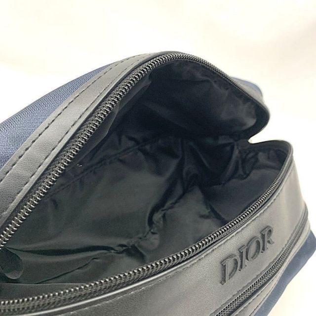 Christian Dior(ディオール) クラッチバッグ ネイビー ダブル