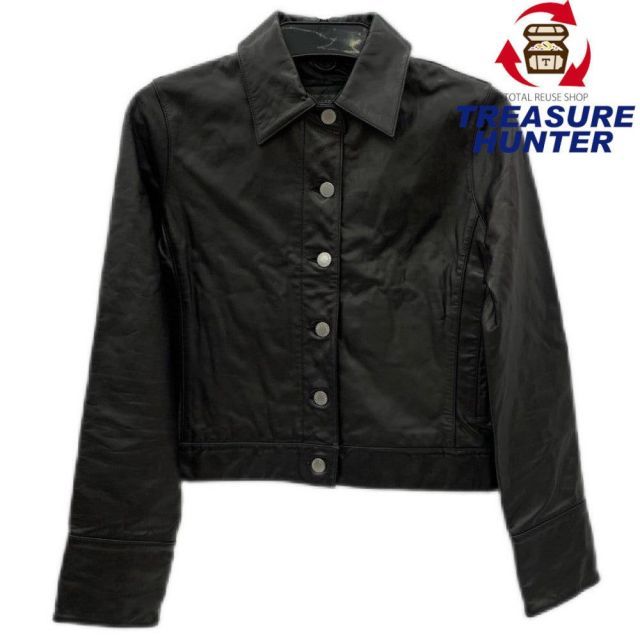 BANANA REPUBLIC 90's レザージャケット CA17897 XS ブラック