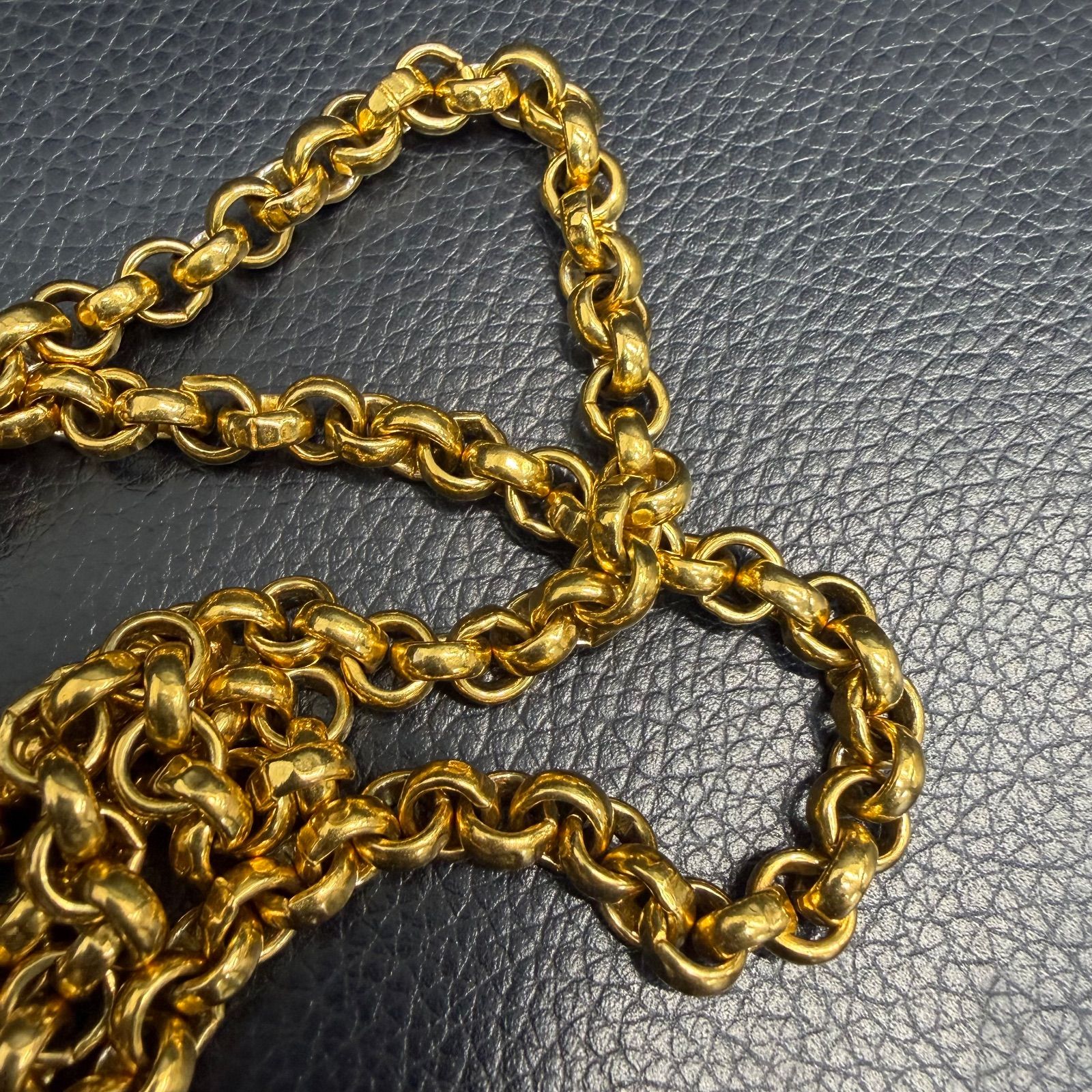 ◾︎CELINE セリーヌ チェーン ネックレス ゴールドカラー ドッグ