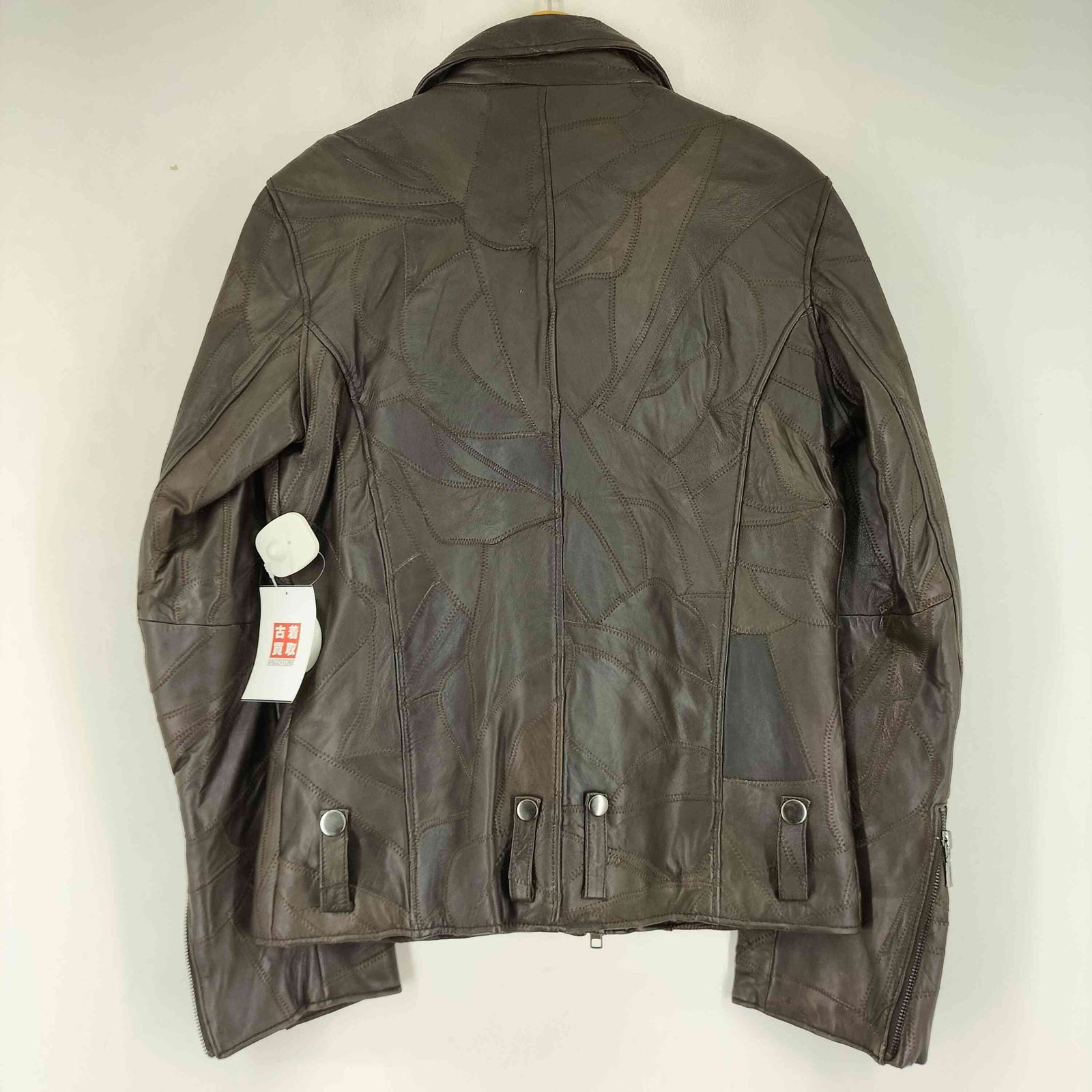 ユーズドフルギ USED古着 ALL THE WAY 羊革ランダムステッチデザイン