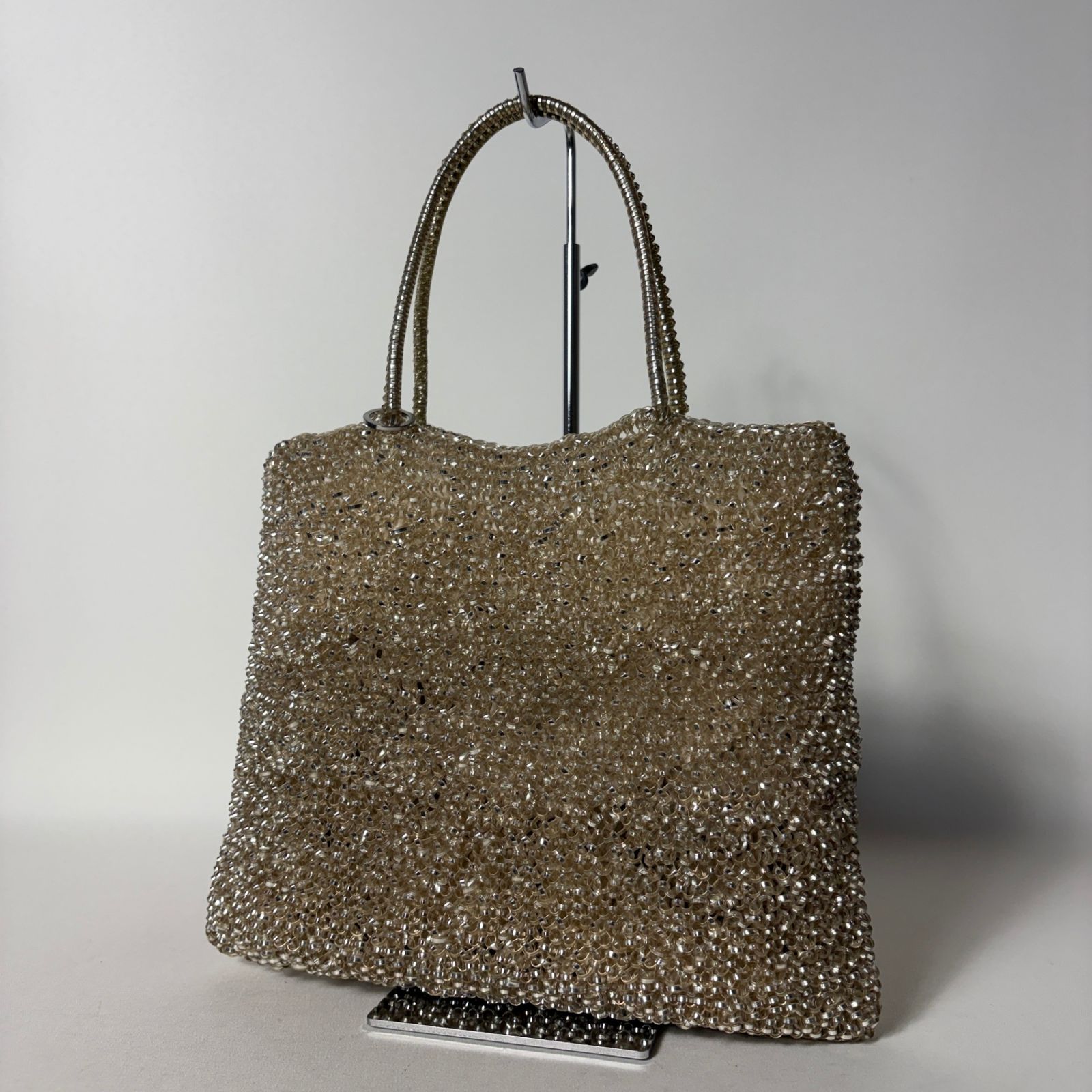 2511-44｜美品｜アンテプリマ ワイヤーバッグ ゴールド - メルカリ