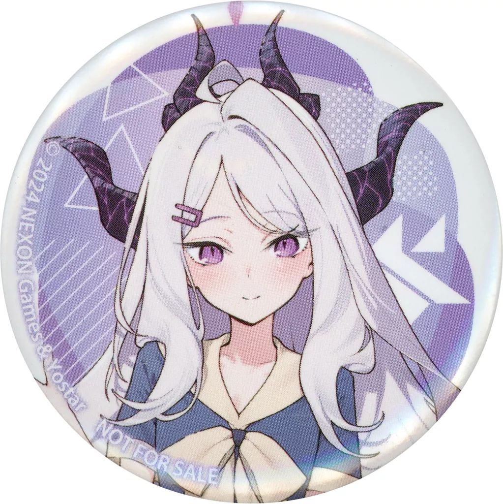 中古】バッジ・ビンズ 空崎ヒナ オリジナル缶バッジ 「ブルー