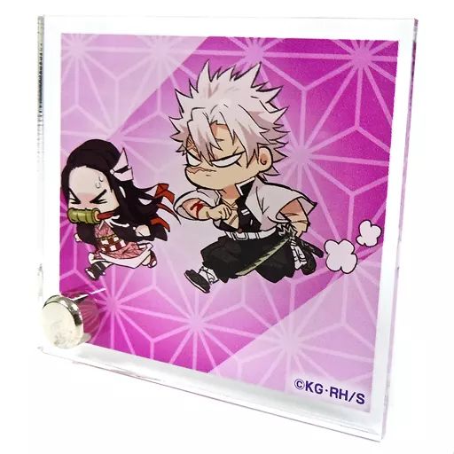 中古】アクリルスタンド・アクリルパネル 竈門禰豆子＆不死川実弥 「鬼