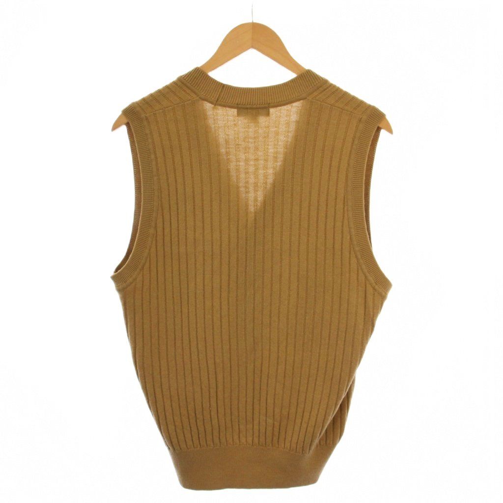 美品♪︎バーバリーズ ウールニットベスト ノバチェック ハニー