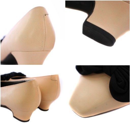 クリスチャンディオール Christian Dior パンプス チャンキーヒール