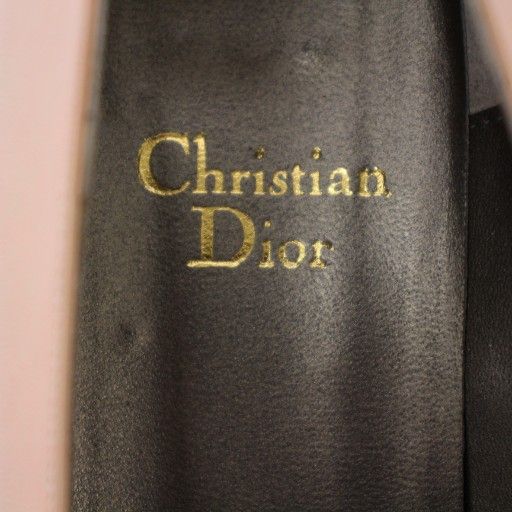 クリスチャンディオール Christian Dior パンプス チャンキーヒール