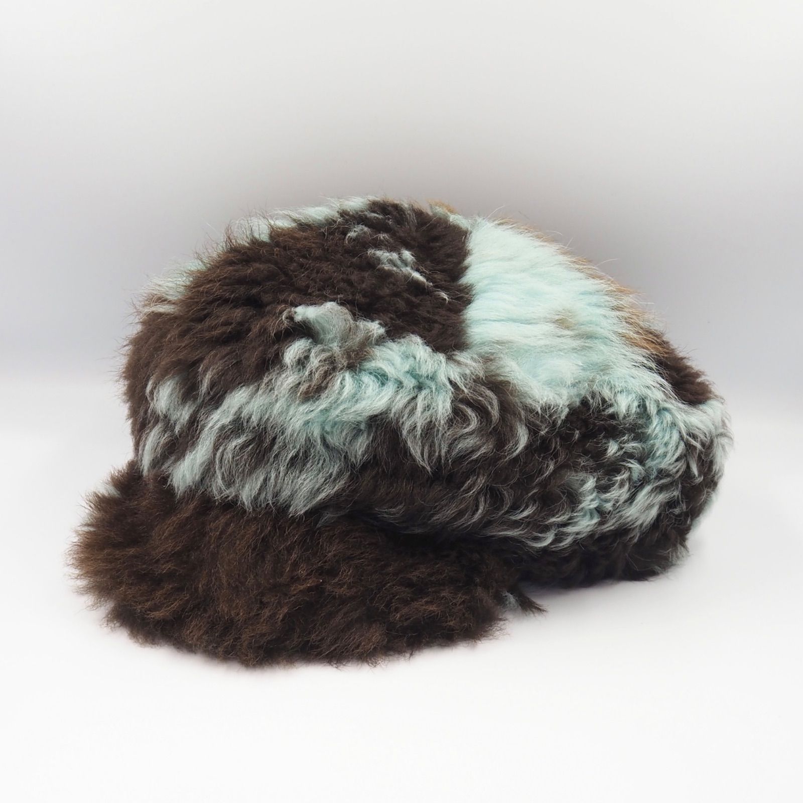 PRADA キャスケット ウール ミント ブラウン プラダ