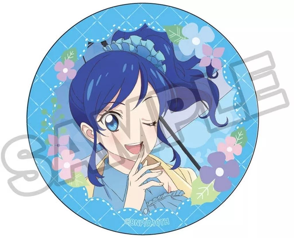 中古】バッジ・ビンズ 霧矢あおい(アップ) 「アイカツ! 10th STORY