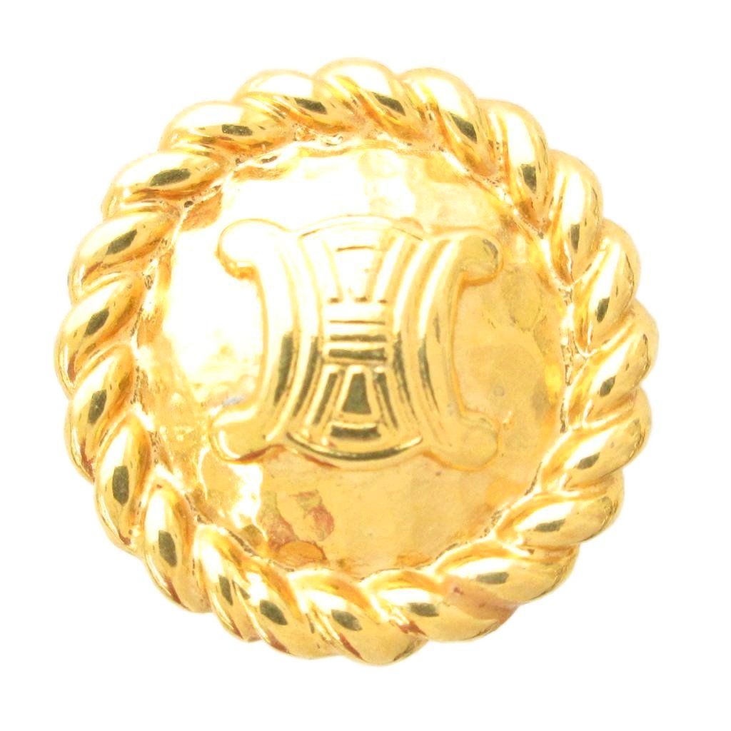 セリーヌ CELINE トリオンフ マカダム スカーフリング イヤリング