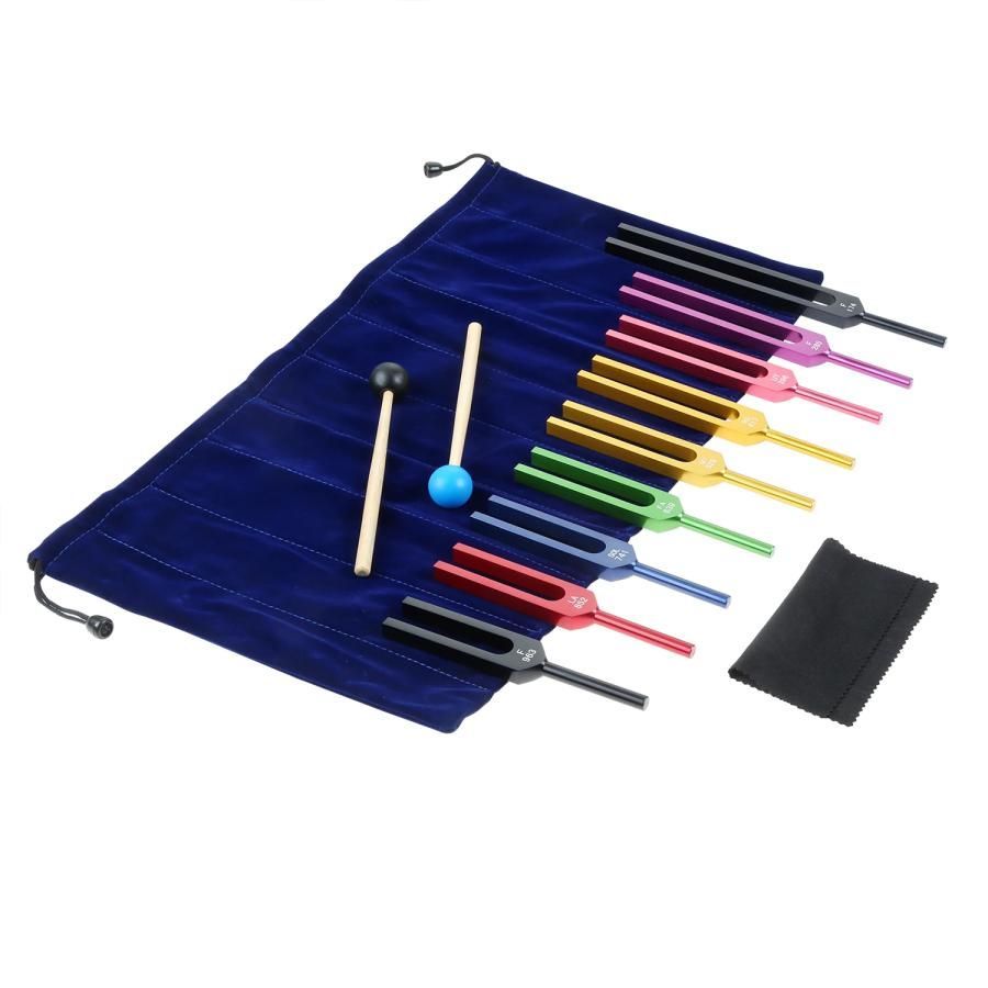 ソルフェジオ周波数 音叉 おんさ チューナー 9本セット「174Hz