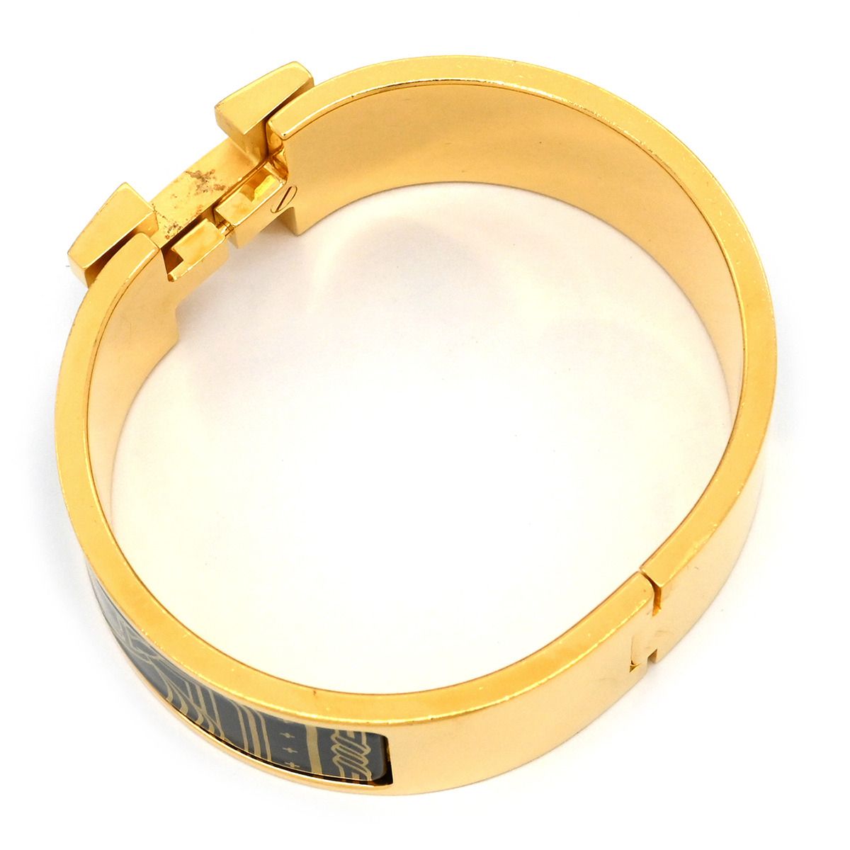 エルメス HERMES ブレスレット クリッククラックH PM カドリージュ オ