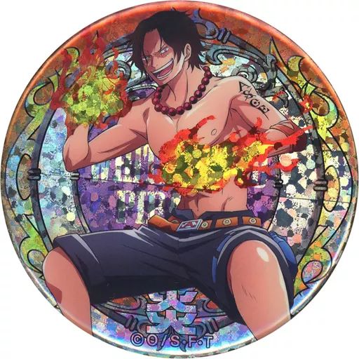 中古】バッジ・ピンズ ポートガス・D・エース 「ワンピース “輩”缶