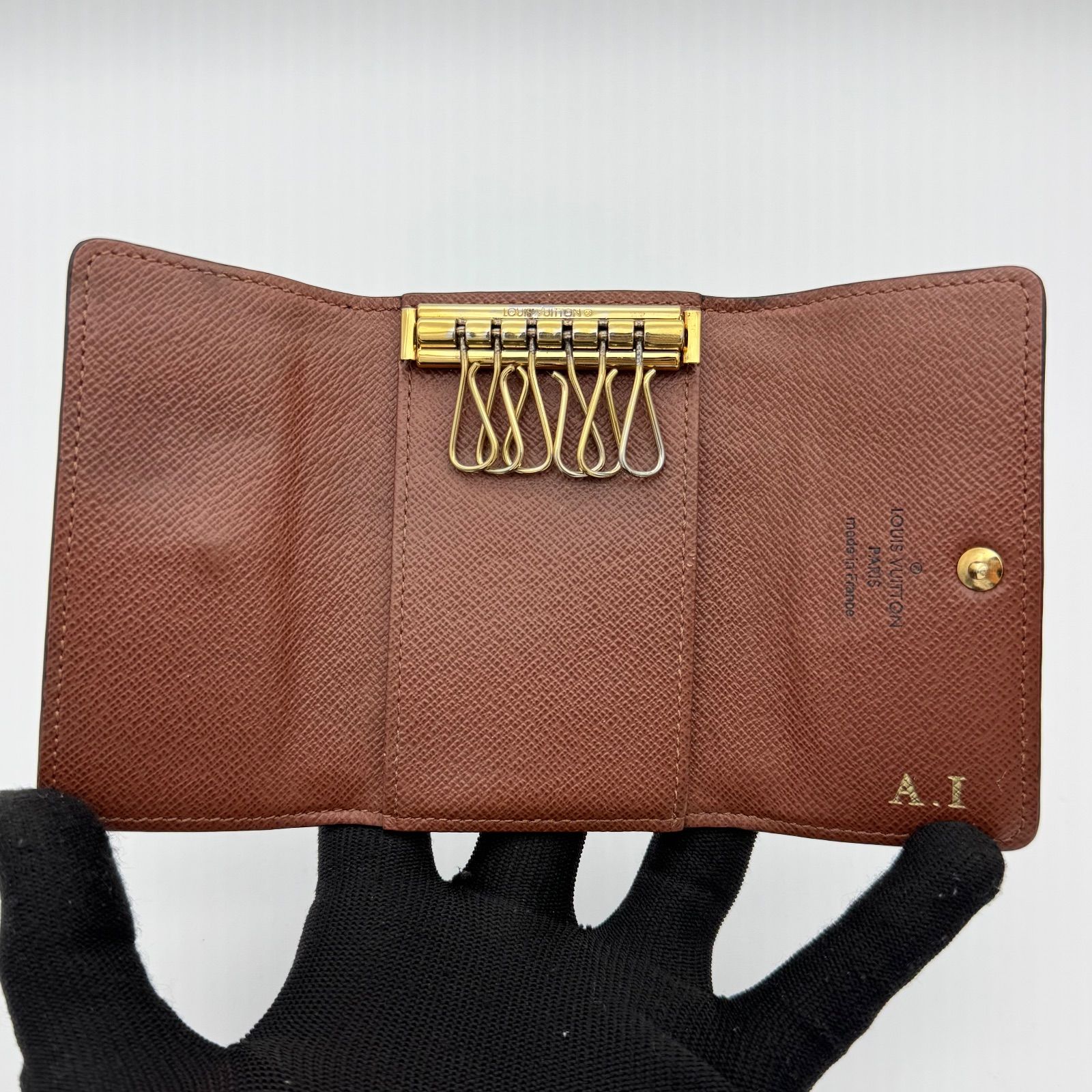 ルイヴィトン LOUIS VUITTON ミュルティクレ6 モノグラム キーケース 6