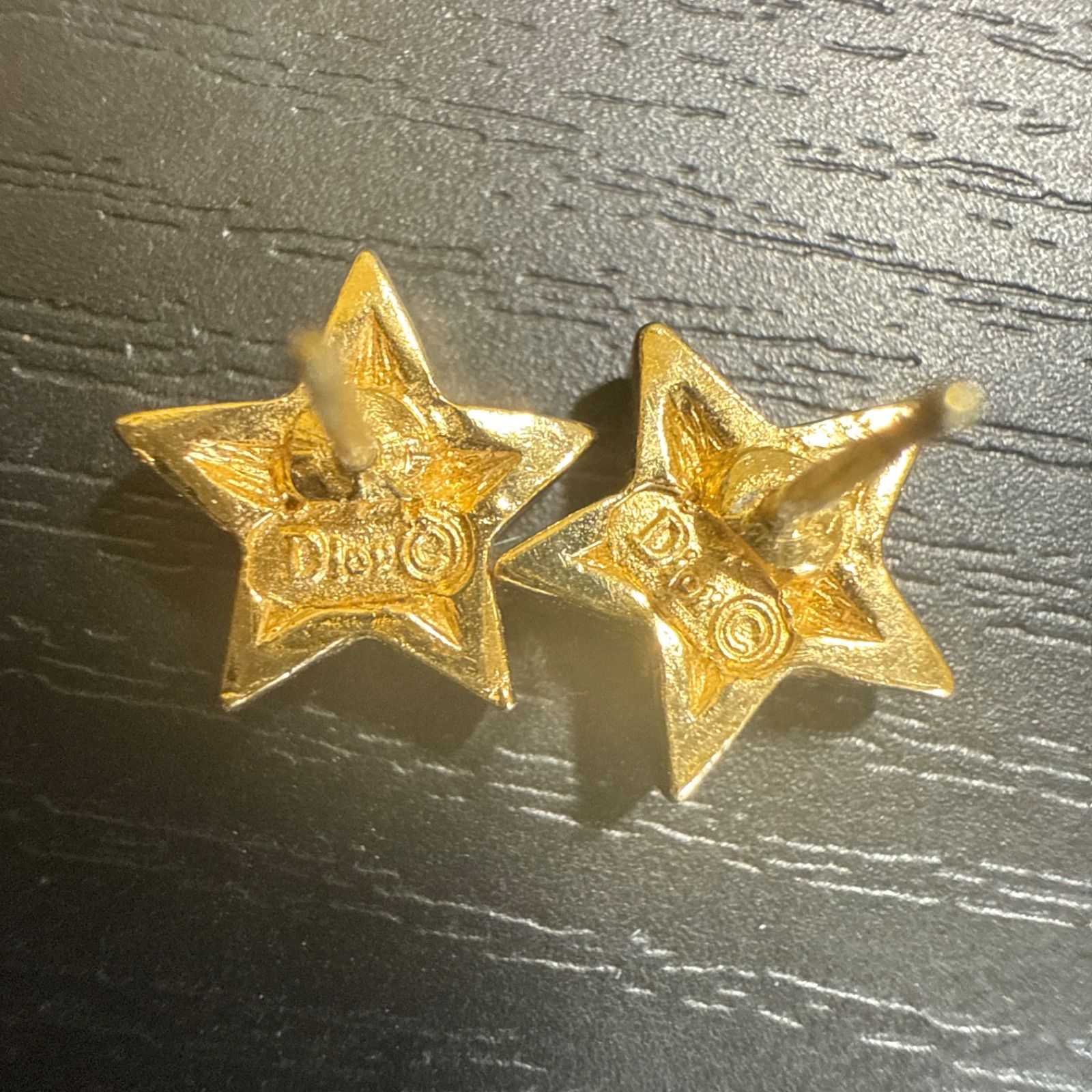 Christian Dior クリスチャンディオール 1粒ラインストーン付きスター