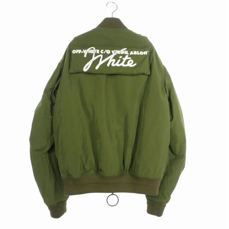 オフホワイト OFF WHITE 16AW MA-1 ヴァージル期 MA-1 ボンバー 