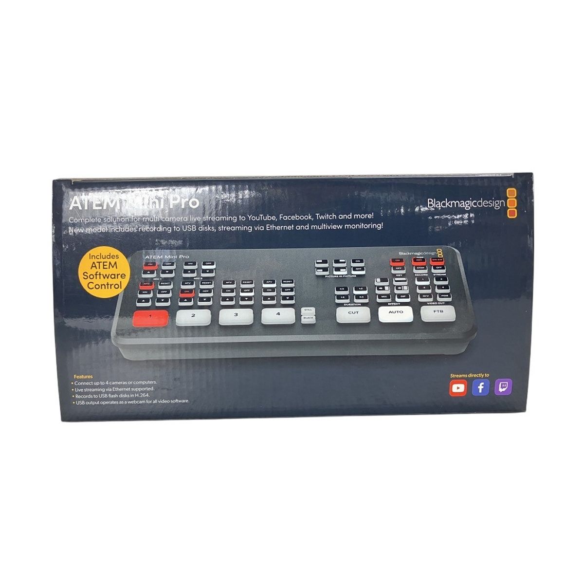 Blackmagic Design ATEM Mini Pro ライブプロダクション スイッチャー