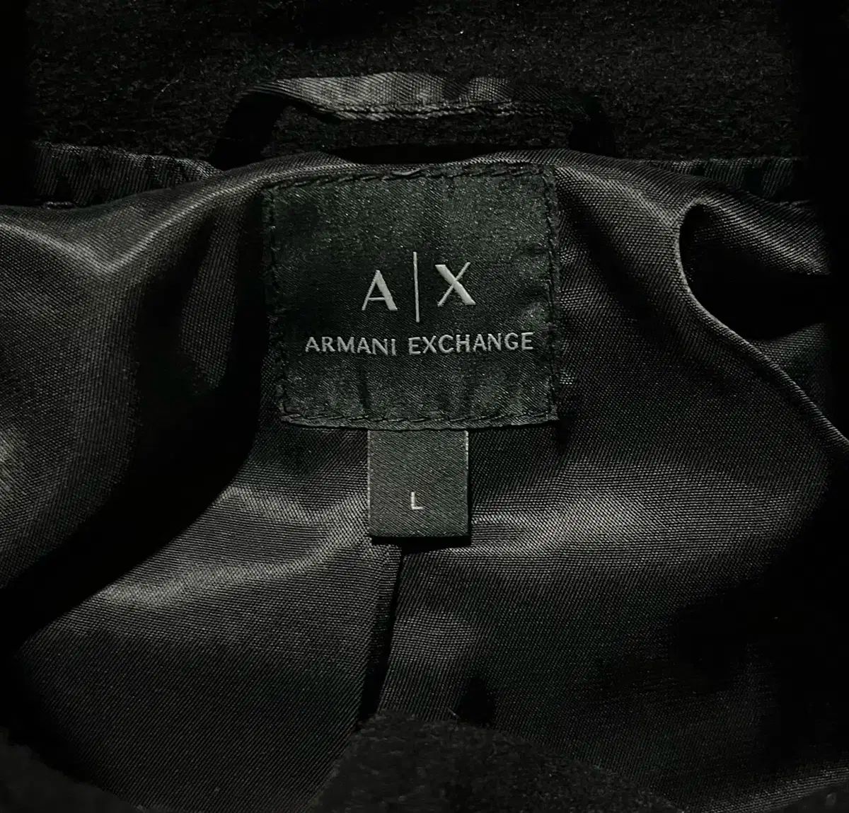 ARMANI EXCHANGE ウール ハーフ コート - メルカリ