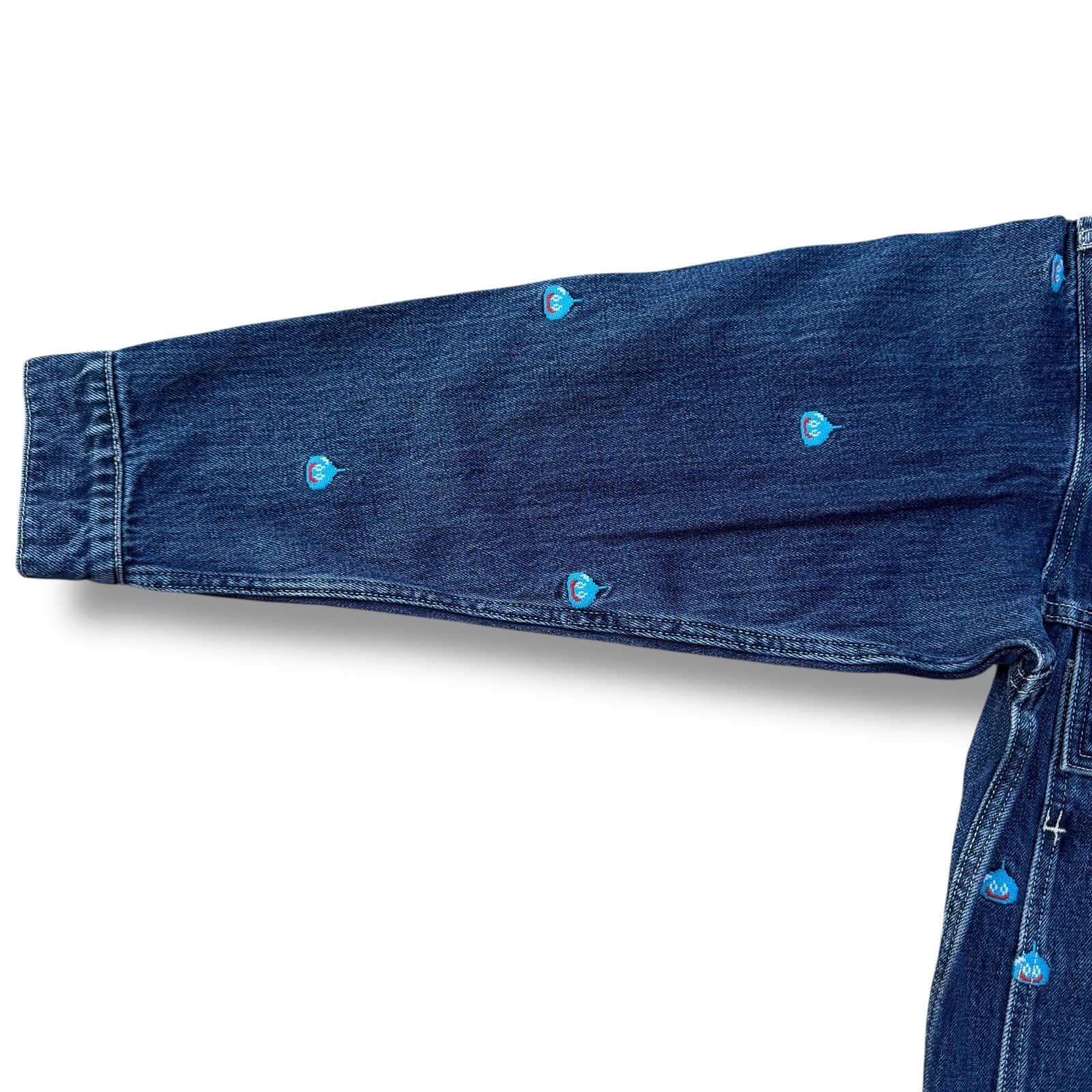 EDWIN ドラゴンクエスト　コラボ　スライムデニムジャケット　Gジャンドラクエ EDWIN ドラゴンクエストコラボ スライムデニムジャケット Gジャン