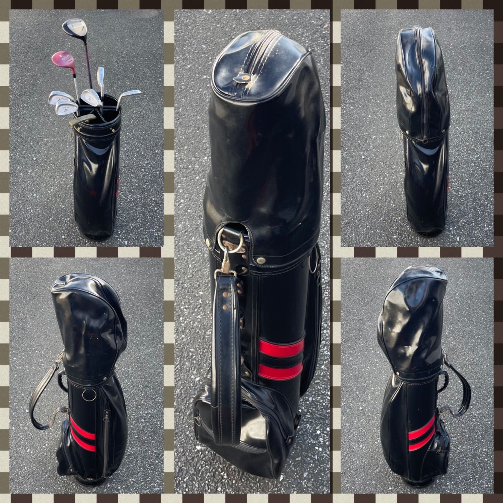 レディースゴルフハーフセット SPALDING PERSON'S（パーソンズ） レディス ハーフセット(クラブ8本組+キャディ