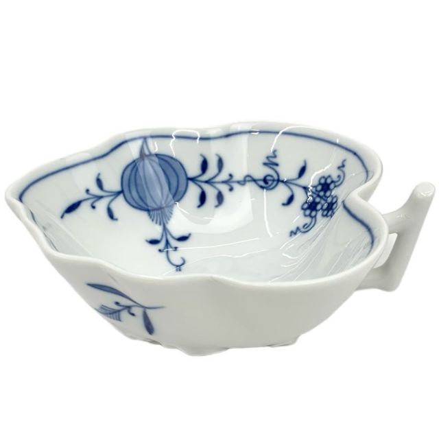 MEISSEN ブルーオニオンスタイル リーフディッシュ マイセン