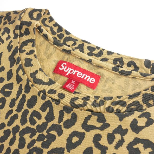 シュプリーム SUPREME 23AW Small Box L/S Tee Leopard アニマル柄T