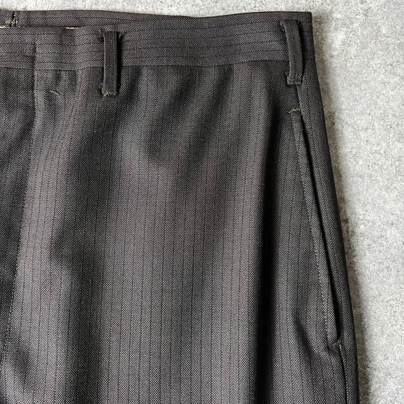 60’s USA Vintage UNKNOWN タックレーヨンスラックス 60's USA Vintage UNKNOWN タックレーヨンスラックス