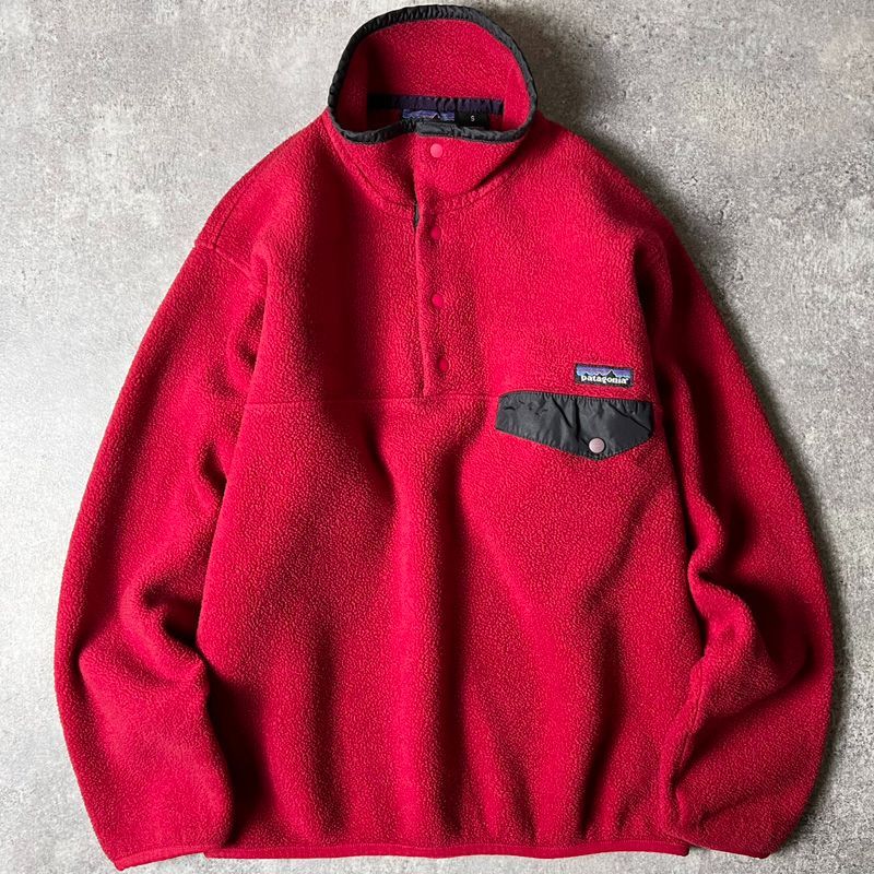90s 99年製 Patagonia スナップT プルオーバー フリース ジャケット S