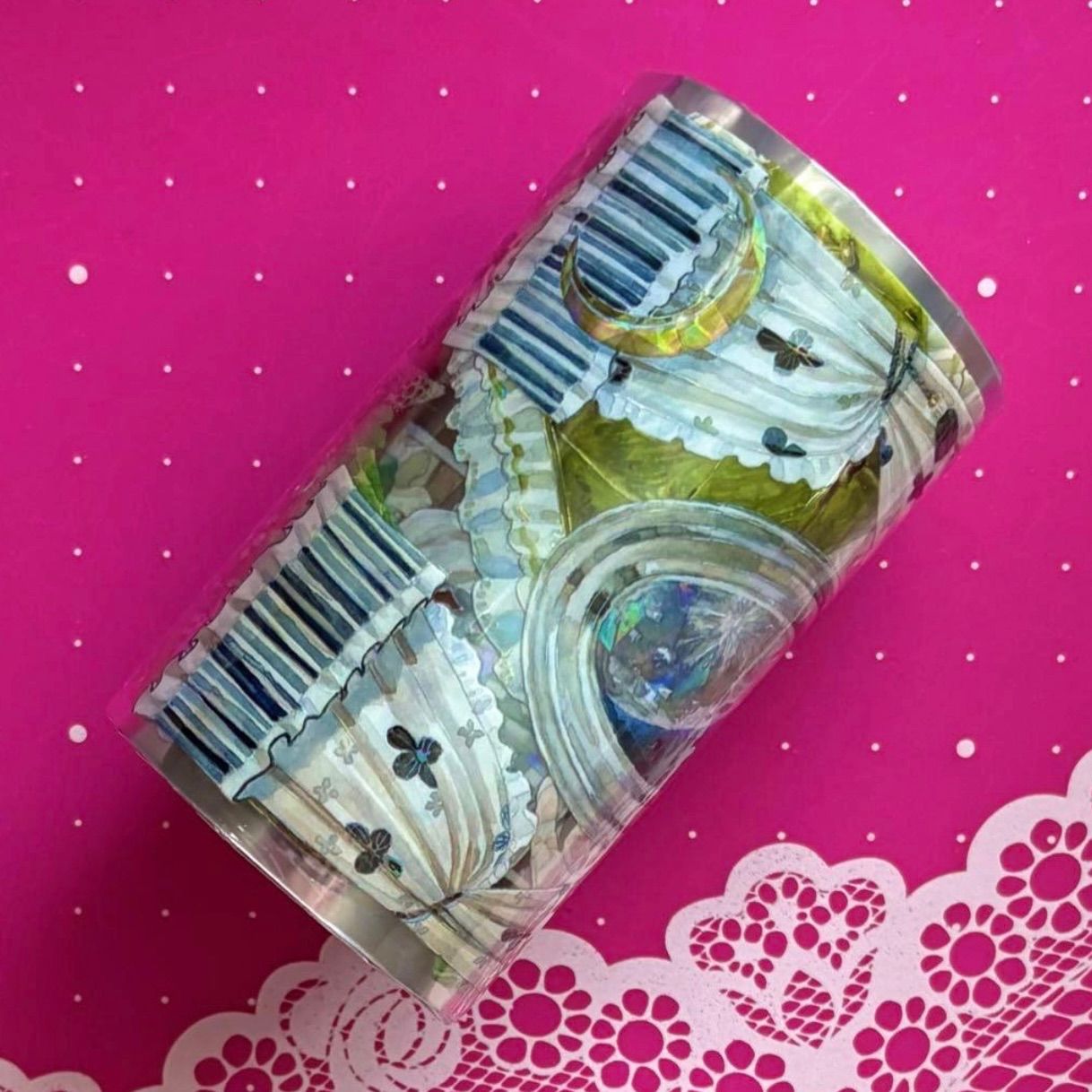 贝壳光 8.2cm×10m 166cm/loop 董小姐的设计室 海外マステ 海外