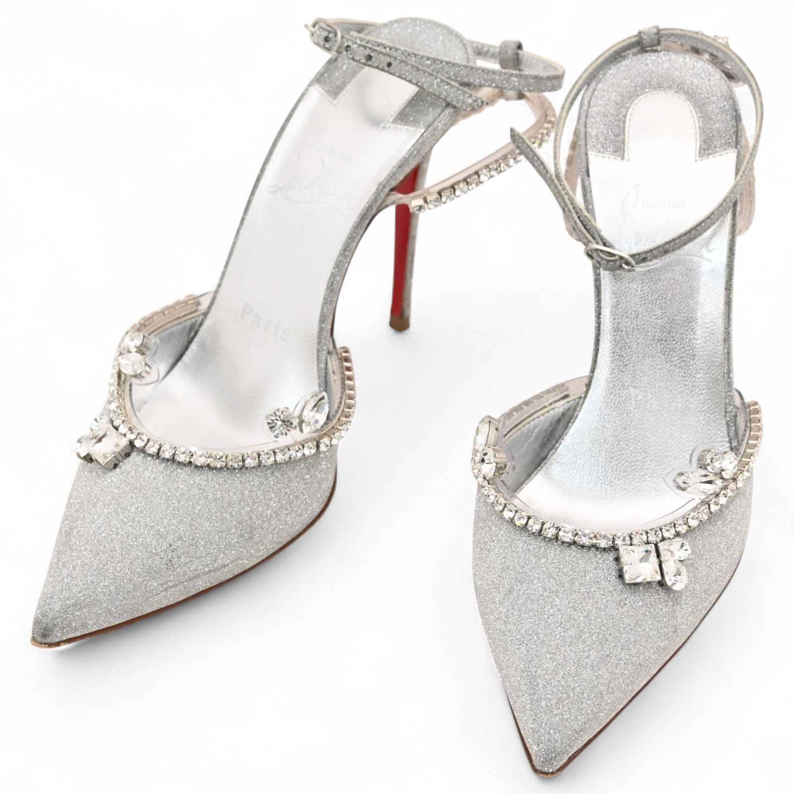 クリスチャンルブタン MaryKate Queen 100 グリッター ミュール