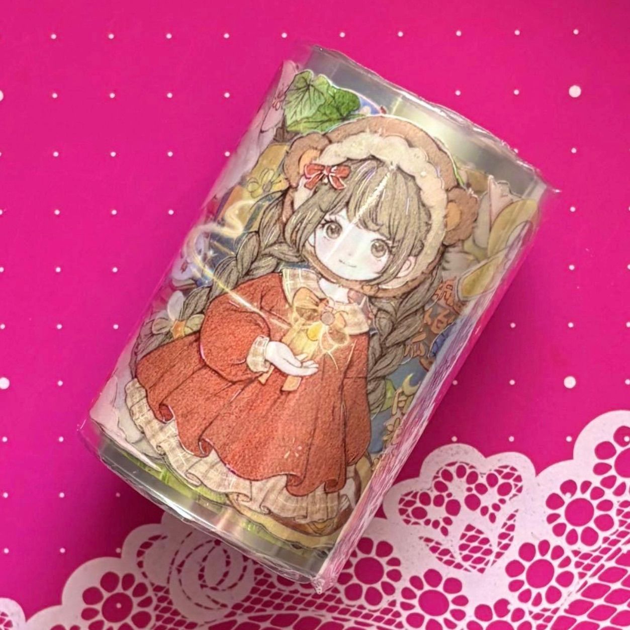 贝壳光 小猫鬼 7cm×10m 海外マスキングテープ 海外マステ 人物 - メルカリ