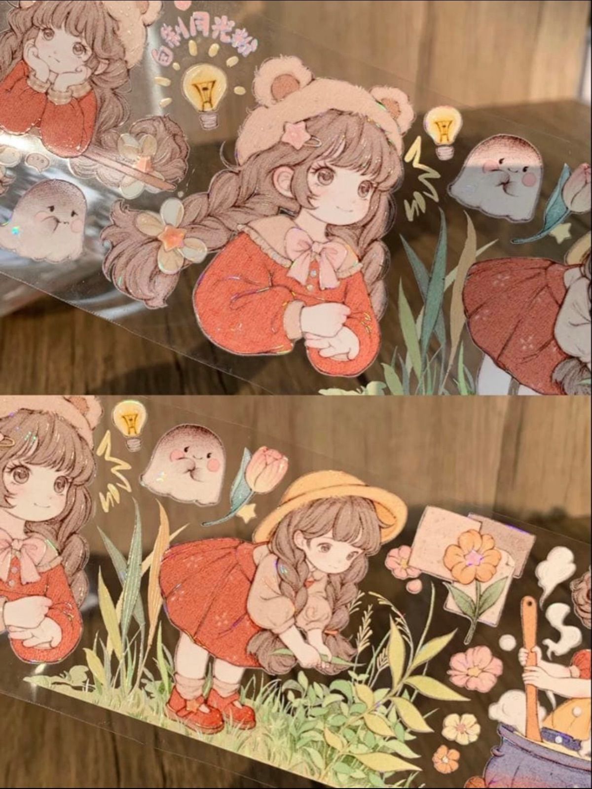 4256 小猫鬼 贝壳光 7cm×10m 海外マスキングテープ 贝壳光 小猫鬼 7cm×10m 海外マスキングテープ 海外マステ 人物 - メルカリ