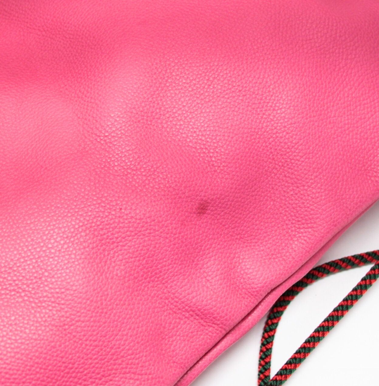 グッチ GUCCI ドローストリングバッグ リュックサック レザー ピンク