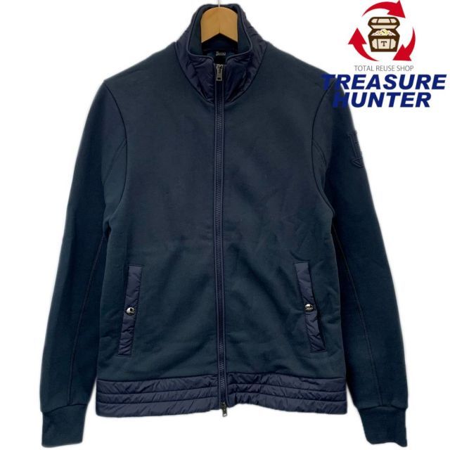 HERNO ブルゾン　38 HERNO スウェットブルゾン サイズ44(約L~XLサイズ相当) ネイビー JC