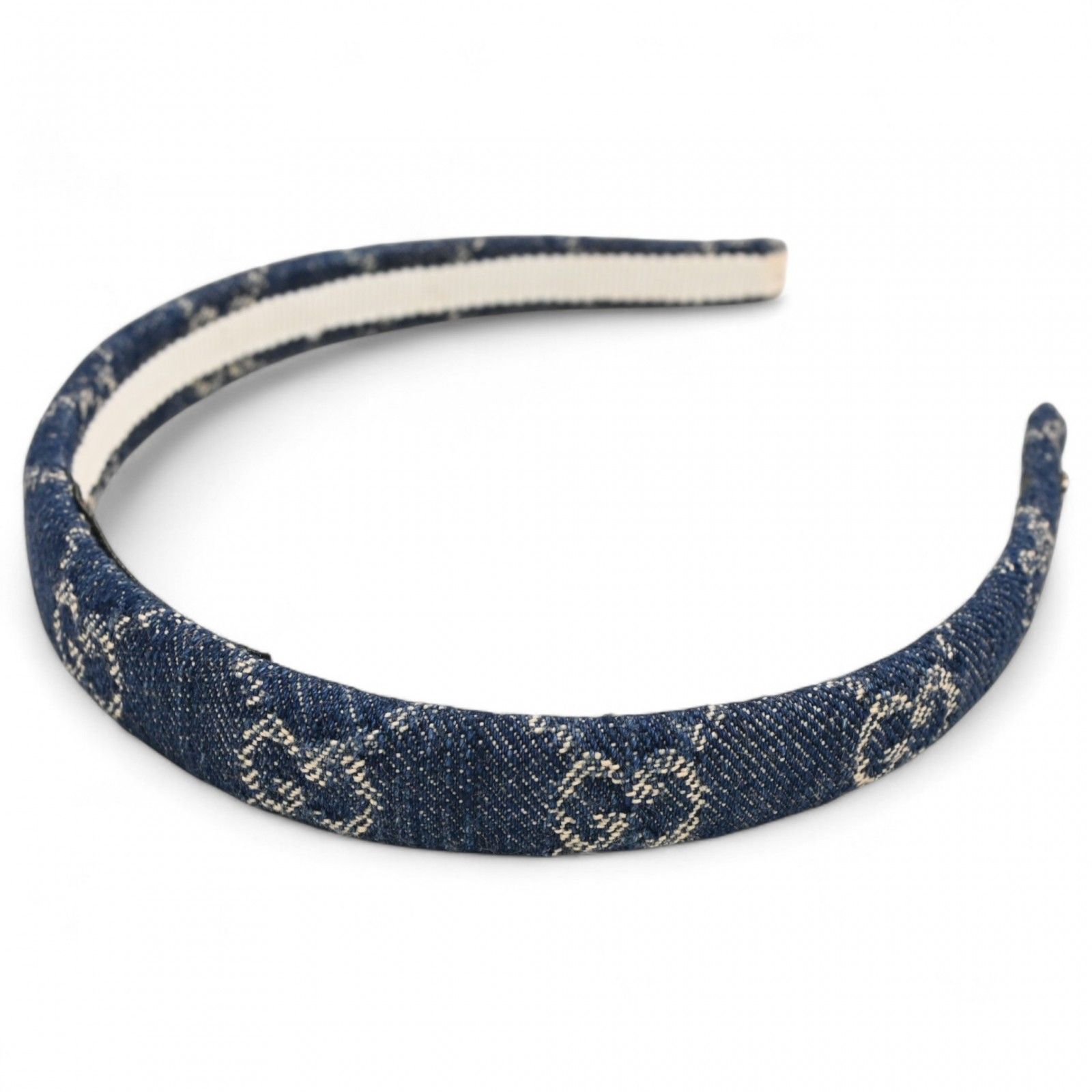 グッチ GG デニム カチューシャ インディゴ Aランク gu5618cf - メルカリ