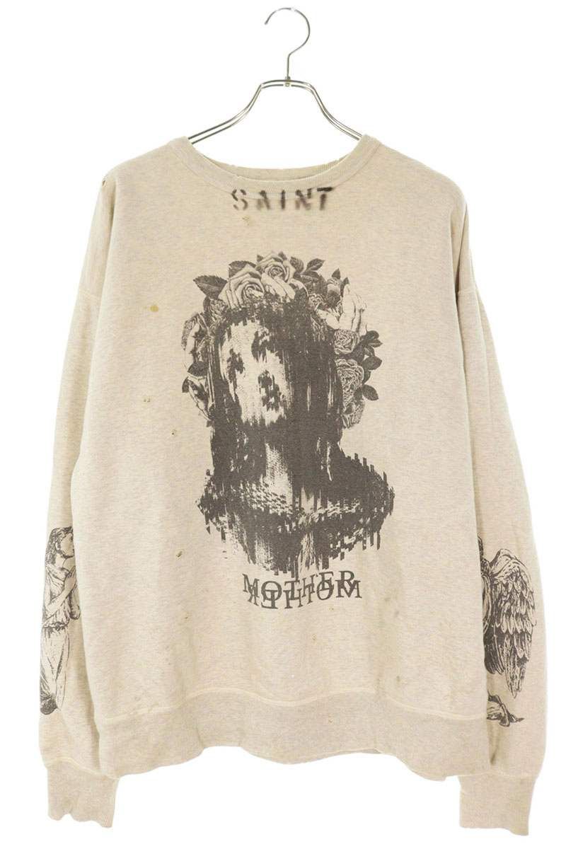 セントマイケル SM-S23-0000-095 ユーズド加工MOTHERジーザスプリント