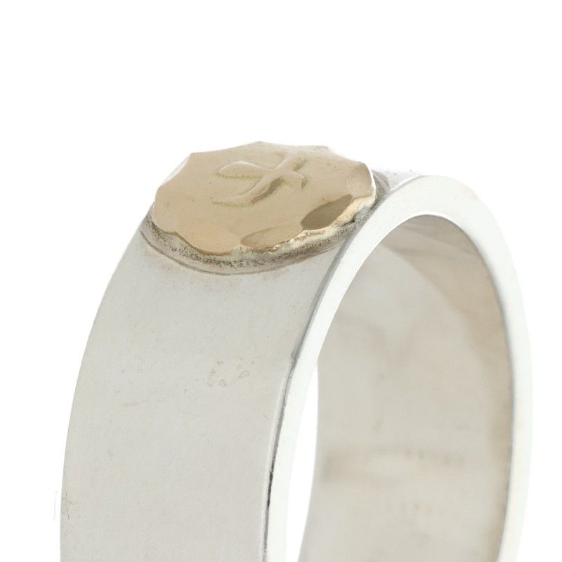 goro's 平打ちリング 19.5号 goro's 平打ちリング 19.5号〜20号 ゴローズ シルバー925 18K ゴローズ