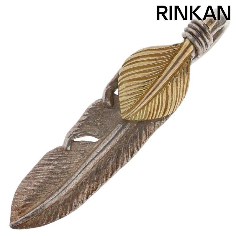 タディアンドキング ハートK18フェザー SSサイズ 左向きネックレス