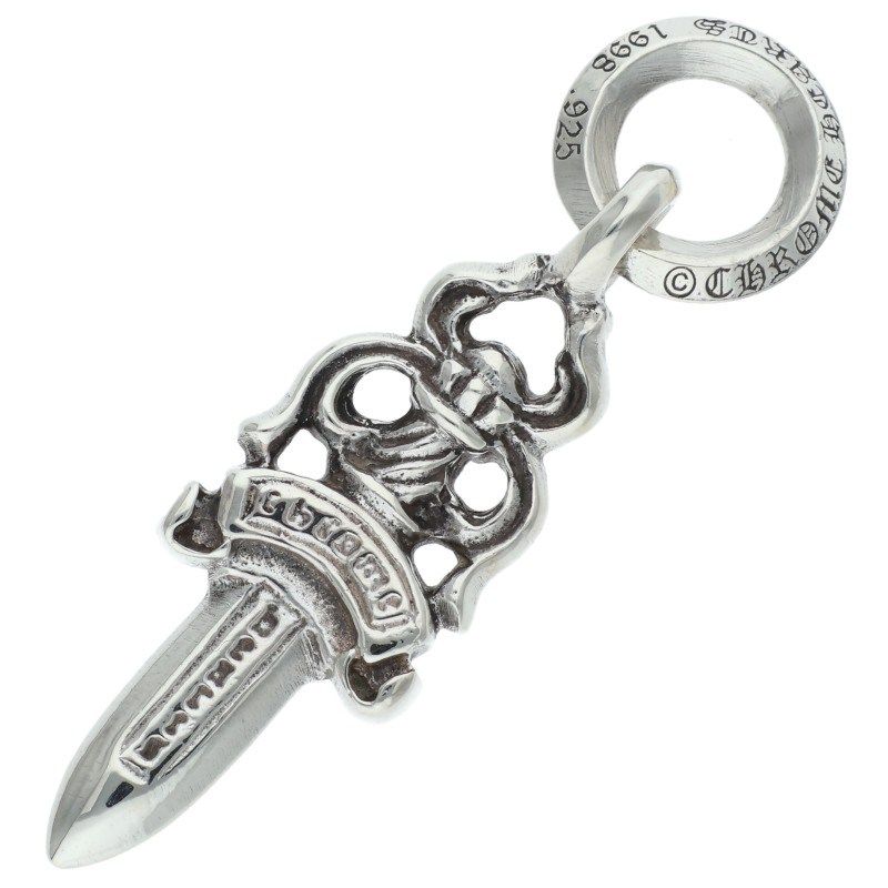 クロムハーツ #5DAGGER/#5ダガーチャーム チャーム/シルバーネックレス