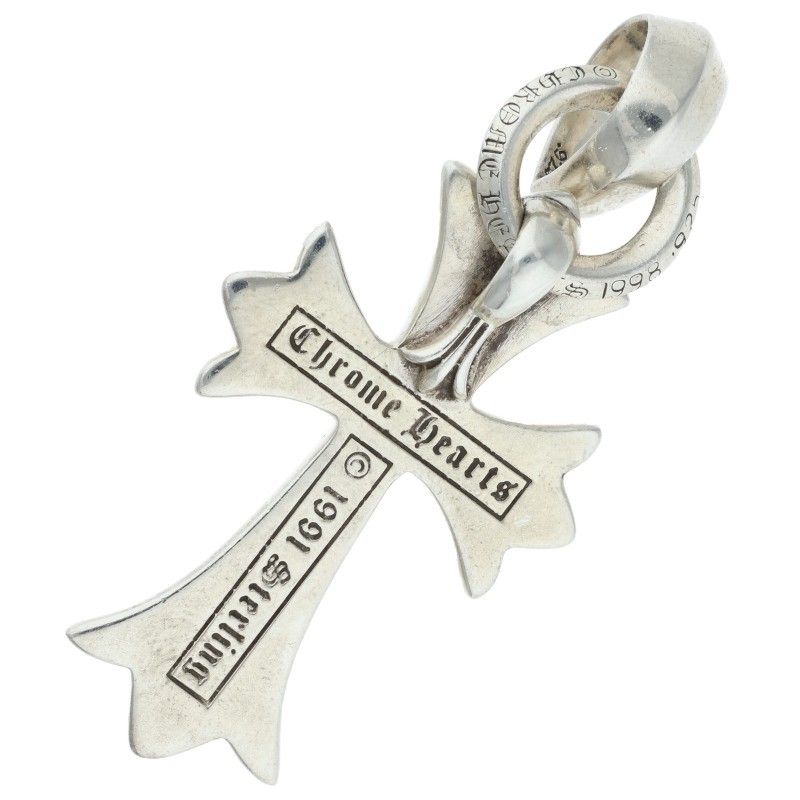 クロムハーツ CH CRS SML W/BALE/スモールCHクロスベイル シルバー