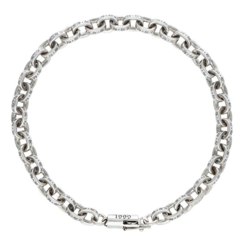 クロムハーツ PAPER CHAIN/ペーパーチェーン シルバーブレスレット