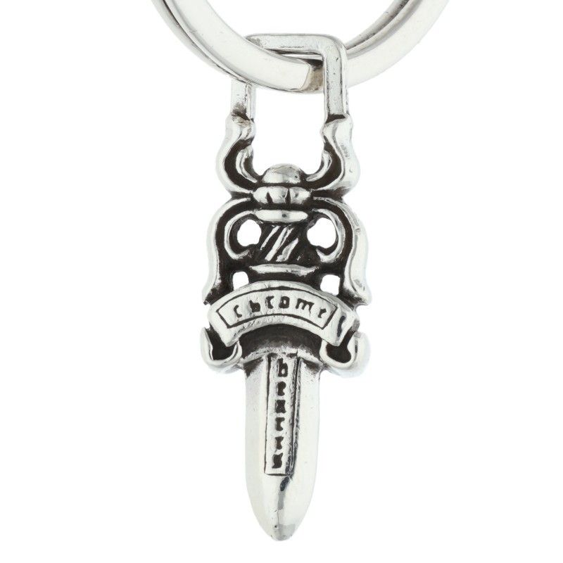 クロムハーツCH PLS&No5 DGGR CHプラス#5ダガー キーリング クロムハーツ CH CRS LG&No5 DGGR/ラージクロス#5ダガーキーリング