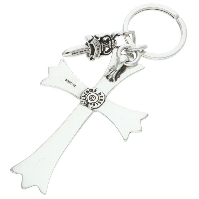 クロムハーツ CH CRS LG&No5 DGGR/ラージクロス#5ダガーキーリング