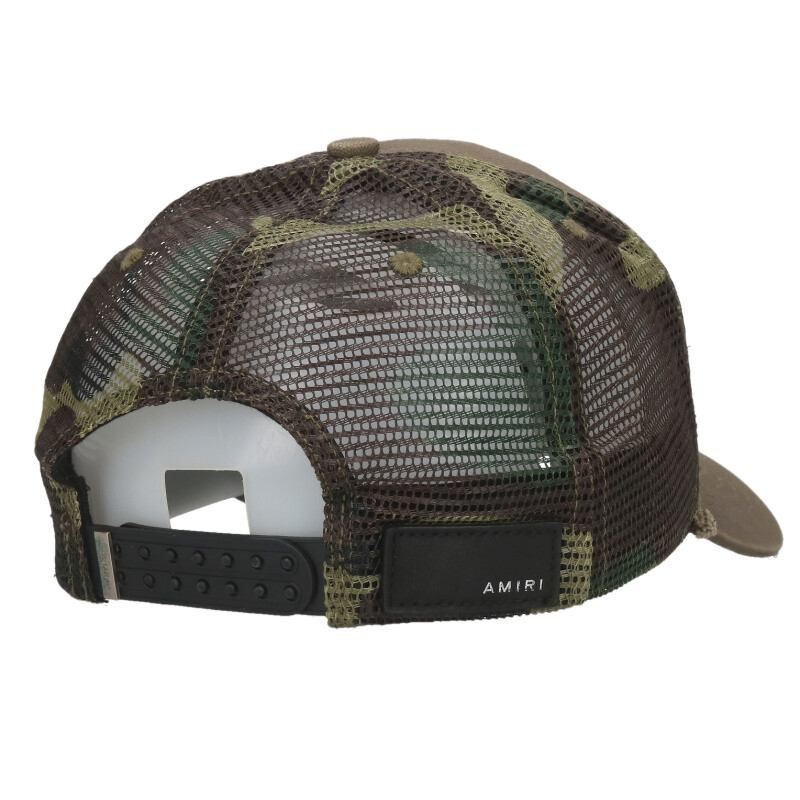 アミリ ART DISTRICT TRUCKER HAT ロゴ刺繍 メッシュ トラッカー