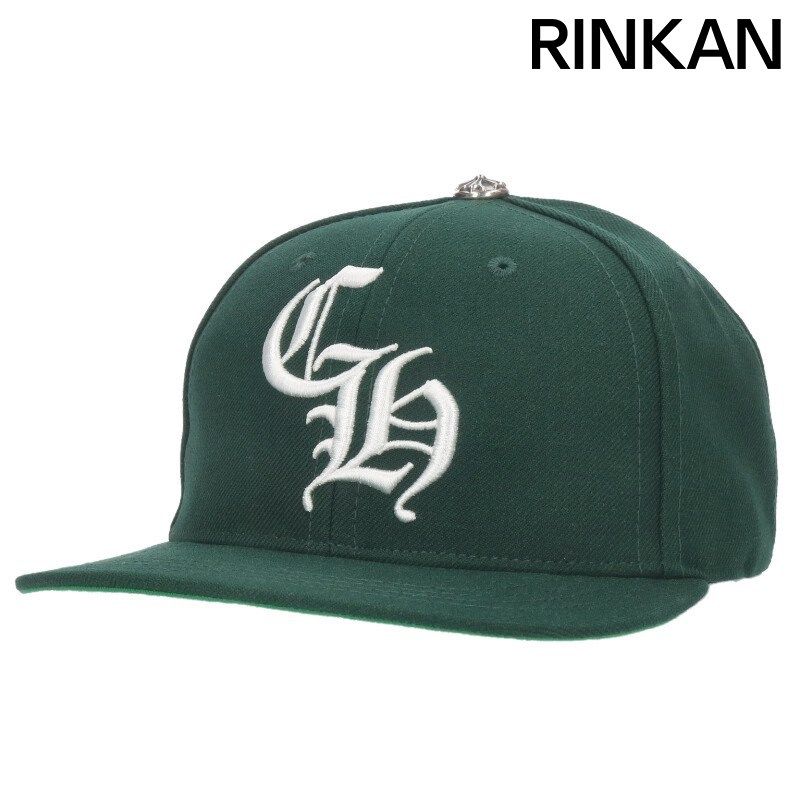 クロムハーツ 6 PANEL ON FIELD BSBL CAP CH刺繍ベースボールキャップ帽子 メンズ