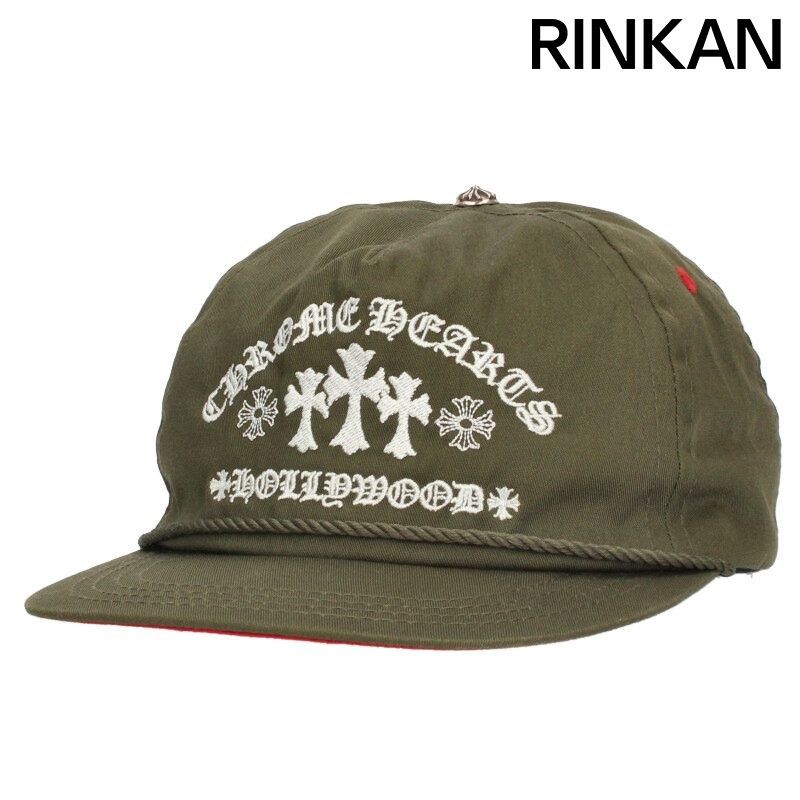 クロムハーツ GAS STATION セメタリー刺繍キャップ帽子 メンズ