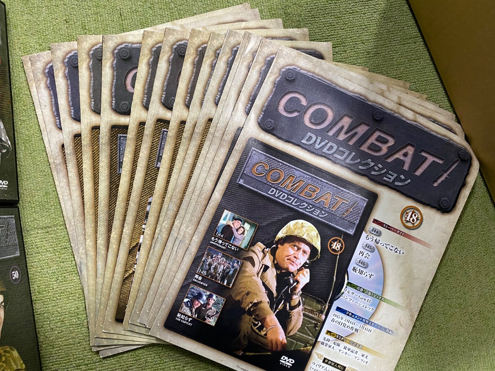 ④COMBAT コンバット DVDコレクション 12.13.15.17〜50巻セット E0-0