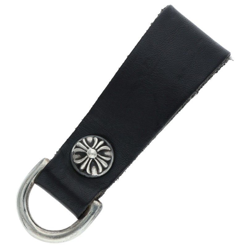 クロムハーツ BELT LOOP D RING Dカンクロスボールボタンレザーベルト